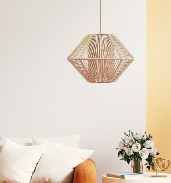 lámpara colgante Banjo beige